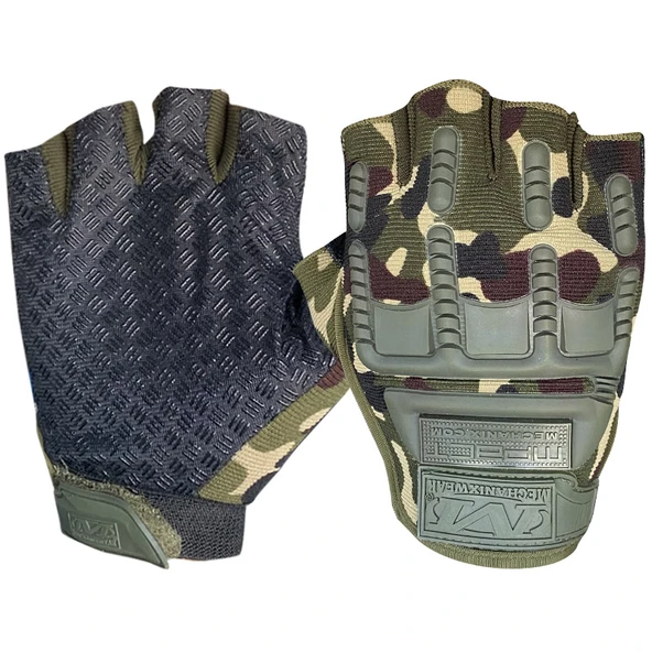 1107 Mechanix Parmaksız Eldiven Kamuflaj ürün görseli 1
