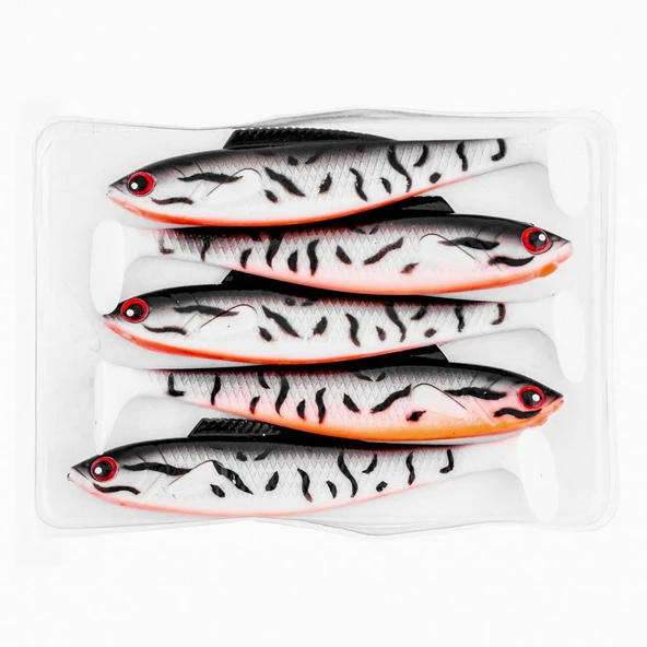 Silikon Balık - 4,5g 85mm - Fishack PredatorX - UV Boyalı - Dash - Resim 4