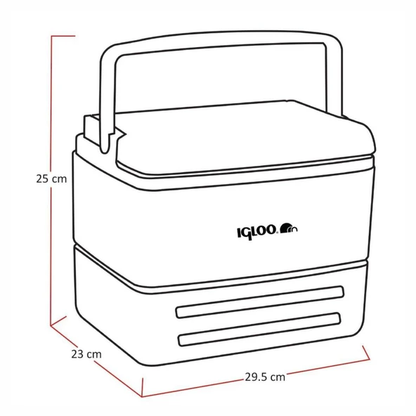 Buzluk - Igloo - EliteCore - 8.2 lt - Mavi - 300724 - Resim 2