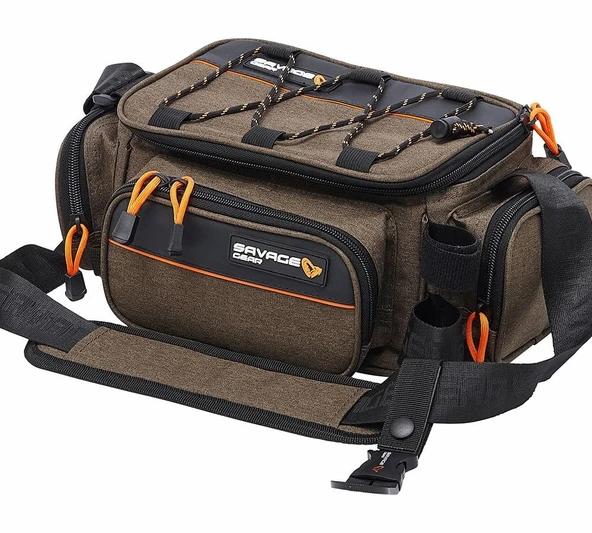 Savage Gear System Box Bag L 4 Boxes 24X47cm 18L Çanta ürün görseli 1