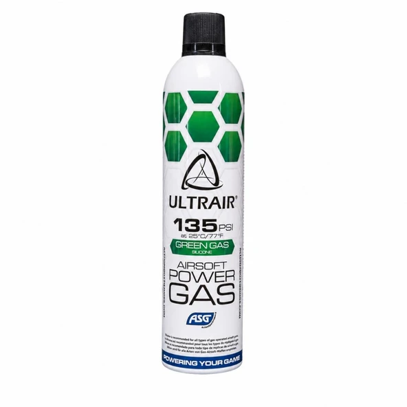 ASG Ultra Air Power Green Gas 570 ML Silikonlu 135 PSI ürün görseli 1