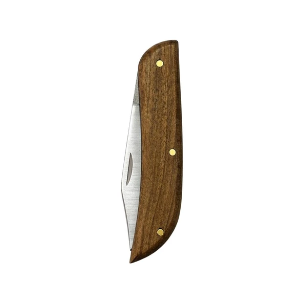 Katlanır Cep Çakısı - Argeus - Ahşap Saplı - Model 6 - Resim 3
