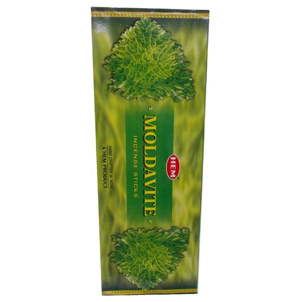Moldavit Taşı 20 Çubuk Tütsü - Moldavite - Resim 3
