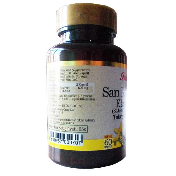 Sarı Kantaron Ekstraktı 60 Kapsül - Resim 2