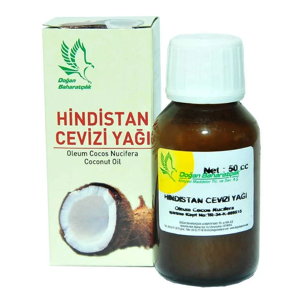 Hindistan Cevizi Yağı 50 cc ürün görseli 1