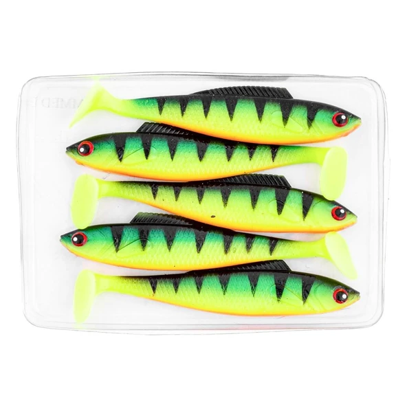 Silikon Balık - 4,5g 85mm - Fishack PredatorX - UV Boyalı - Volt - Resim 4