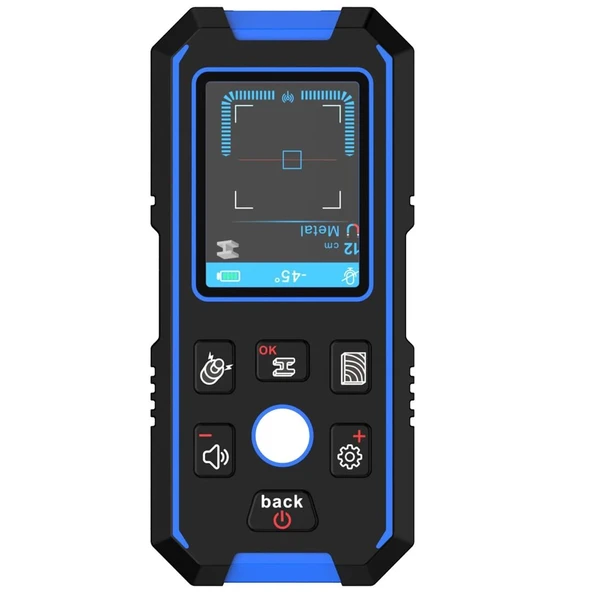 Noyafa NF-518 Dijital 3İn1 Duvar Tarayıcı Lazer Metre Dedektör Seviye Ölçüm Cihazı ürün görseli 1