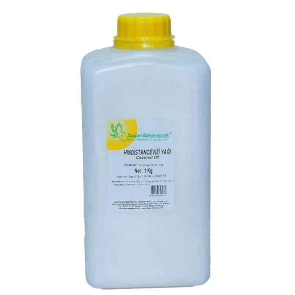 Hindistan Cevizi Yağı Pet Bidon 1000 Gr ürün görseli 1