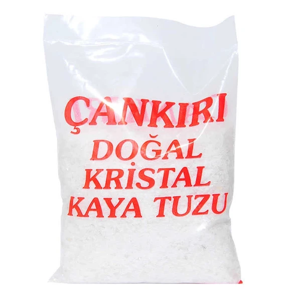 Yemeklik Doğal Kristal Kaya Tuzu Granül Çakıl Çankırı Beyaz 1000 Gr ürün görseli 1