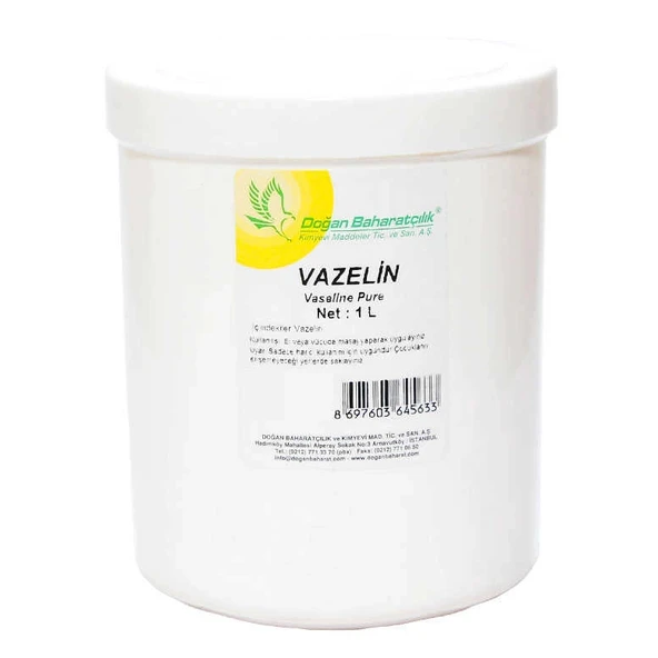 Saf Vazelin Beyaz 1 Lt Pet Kavanoz ürün görseli 1
