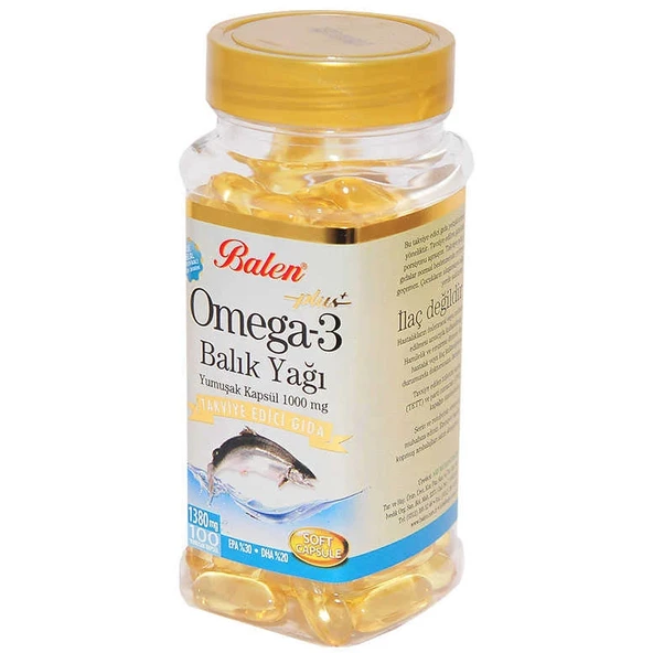 Omega 3 Plus+ Balık Yağı Yumuşak 100 Kapsül - Resim 4