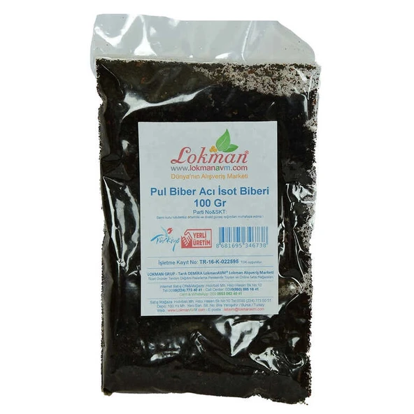 Pul Biber Acı İsot Biberi 100 Gr Paket - Resim 2