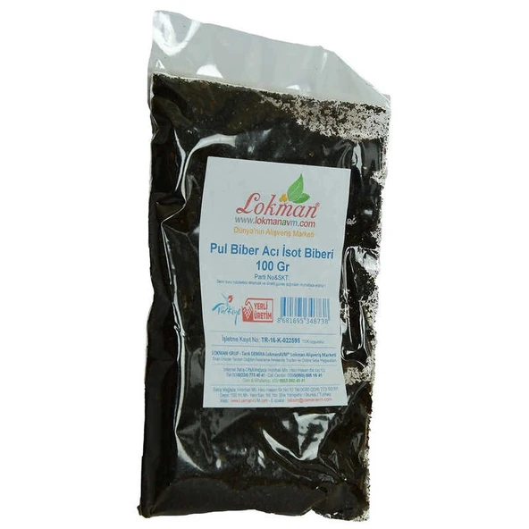 Pul Biber Acı İsot Biberi 100 Gr Paket - Resim 3