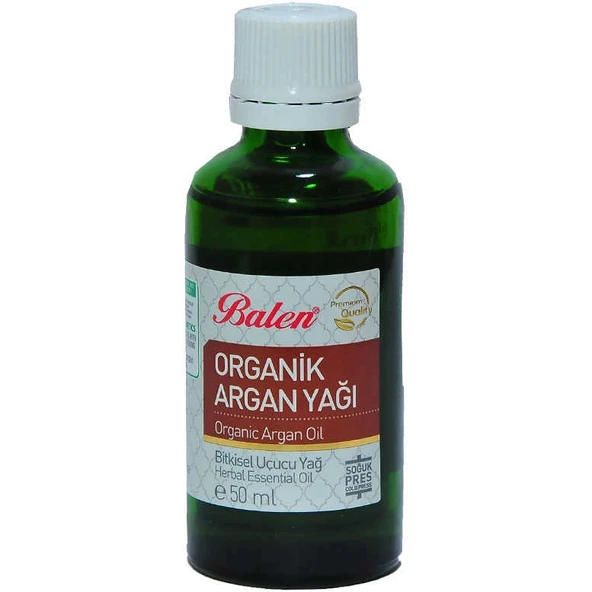 Argan Yağı Organik Soğuk Pres 50 ML Cam Şişe ürün görseli 1