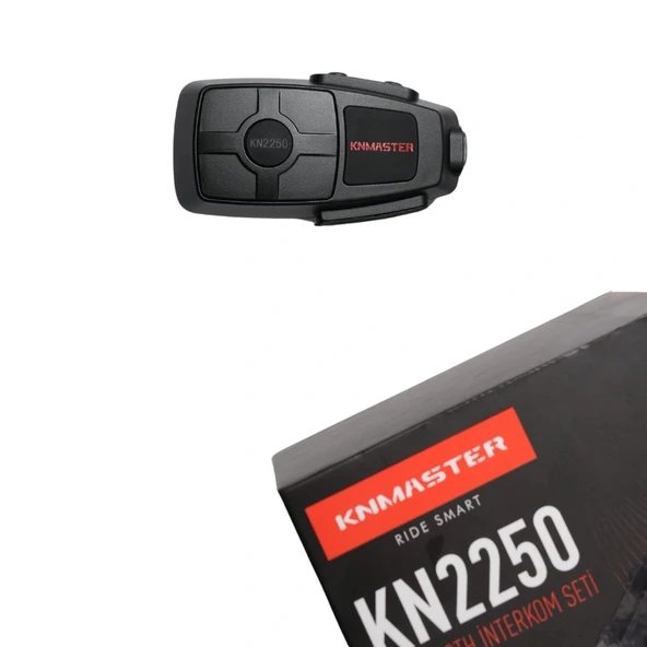 Knmaster KN2250 PRO Motosiklet Kask İnterkom Bluetooth Intercom Kulaklık Seti - Resim 4