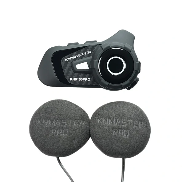 Knmaster KN6100 PRO Motosiklet Kask İnterkom Bluetooth Intercom Kulaklık Seti - Resim 3