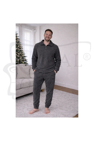 Akbal Home Welsoft Pijama Takımı - Erkek – Yumuşak & Sıcak (Beden seçiniz S-XL) ürün görseli 1