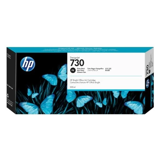 Hp P2v73a (730) Fotoğraf Siyahı 300 Ml Genıs Format Murekkep Kartusu ürün görseli 1