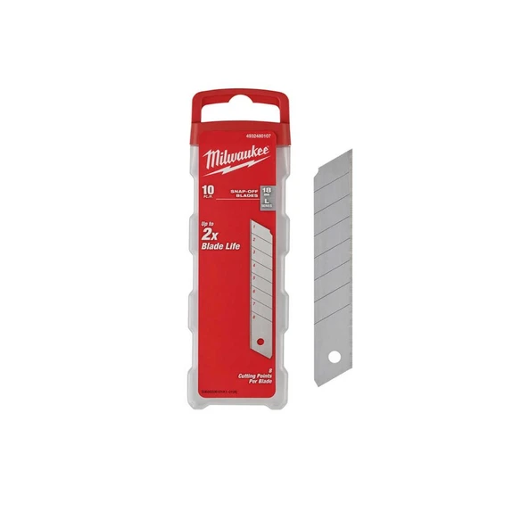 Milwaukee Maket Bıçağı Yedeği 10lu 18 Mm ürün görseli 1