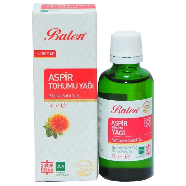 Aspir Tohumu Yağı Soğuk Pres 50 ML Cam Şişe ürün görseli 1