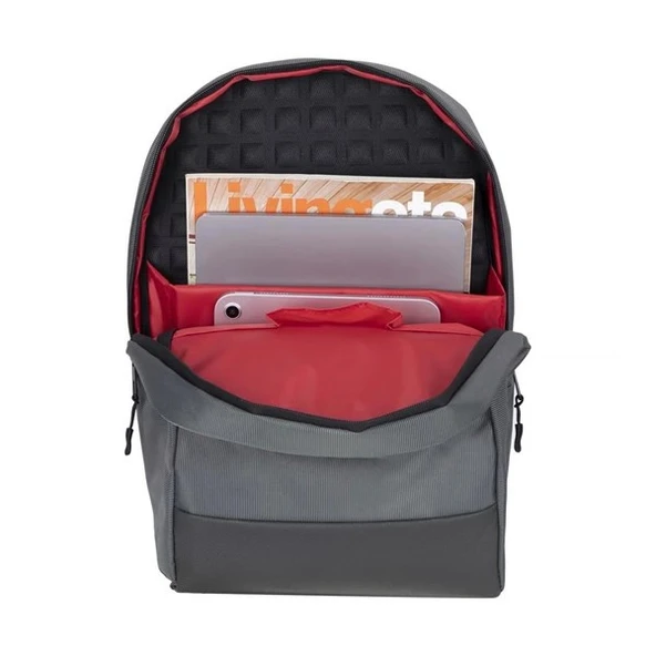 PLM Palma 15,6" Gri Notebook Sırt Çantası - Resim 2