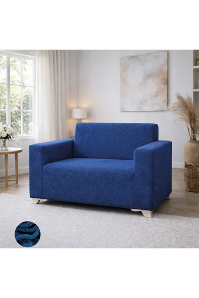 Akbal Home Welsoft Teddy Tek Kişilik Klasik Koltuk Örtüsü Lastikli Tüm Giydirme +1 Adet Kırlent Hediye! ürün görseli 1