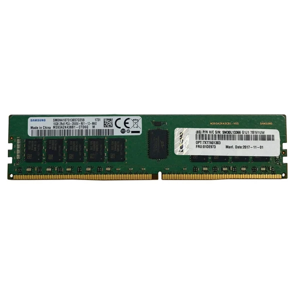 LENOVO 32GB 4X77A08633 TRU DDR4 3200MHZ 2RX4 1.2V RDIMM THINKSYSTEM ürün görseli 1