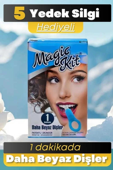 Diş Leke Silgisi 1 Aparatlı + 5 Yedek Süngerli Set 1 Paket ürün görseli 1