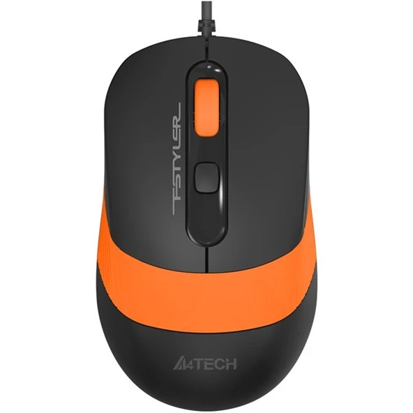 A4 Tech Fm10 Kablolu 1600 Dpı Turuncu Mouse - Resim 3