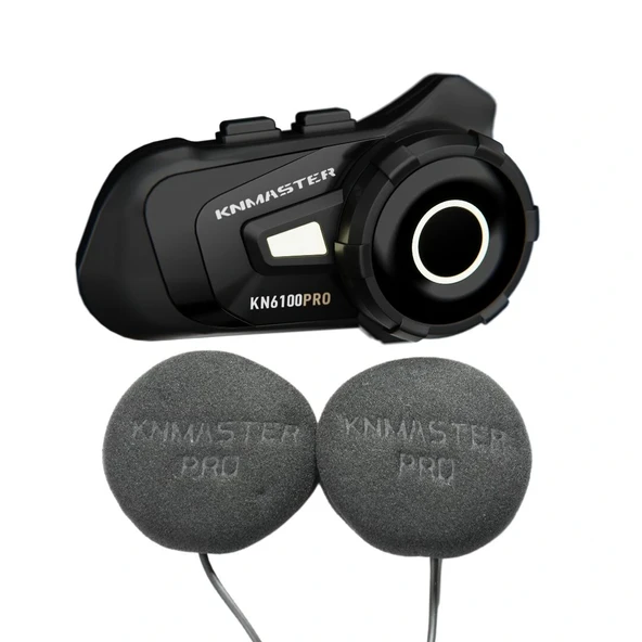 Knmaster KN6100 PRO Motosiklet Kask İnterkom Bluetooth Intercom Kulaklık Seti - Resim 5
