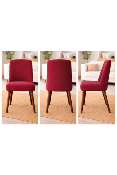 Akbal Home Sandalye Kılıfı 6 Adet Standart Retro Kare Bal Petek Kumaş Yüksek Kaliteli Likralı Lastikli ürün görseli 1