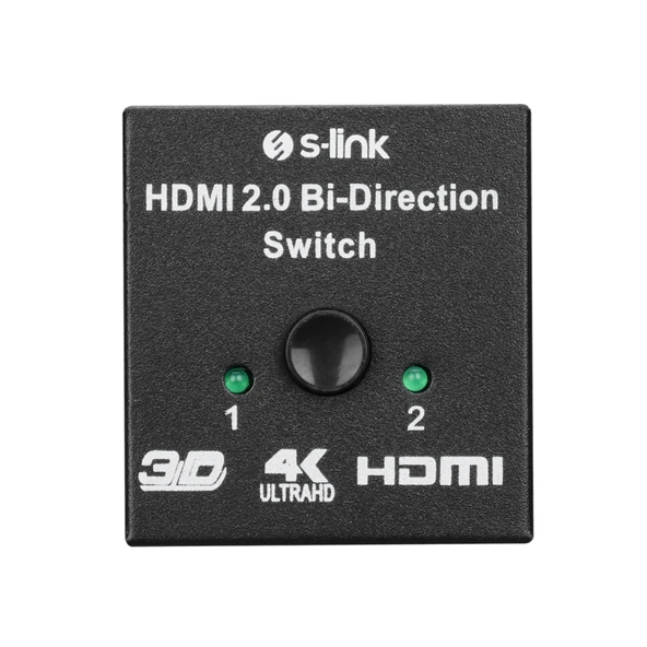 S-link SL-LU613, 2 Port HDMI, Çift Yönlü Switch ve Splitter - Resim 3