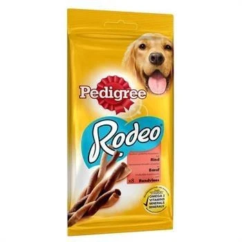 Pedigree Yetişkin Rodeo Sığır Etli 7'li Köpek Ödül Maması 123g ürün görseli 1