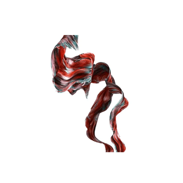 Red Spiral Yağlı Boya Dokulu Tablo ürün görseli 1