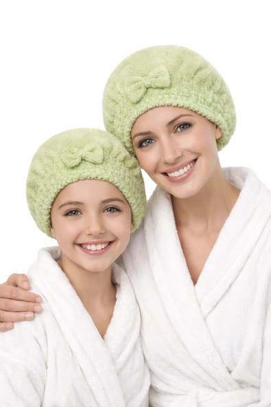 ANALI & KIZLI YEŞİL BANYO BONE ürün görseli 1