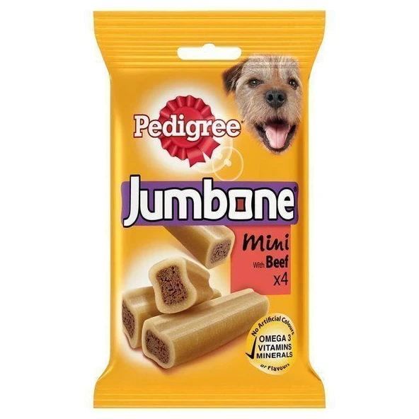 Pedigree Jumbone Mini Biftekli Köpek Ödül Maması 160gr ürün görseli 1