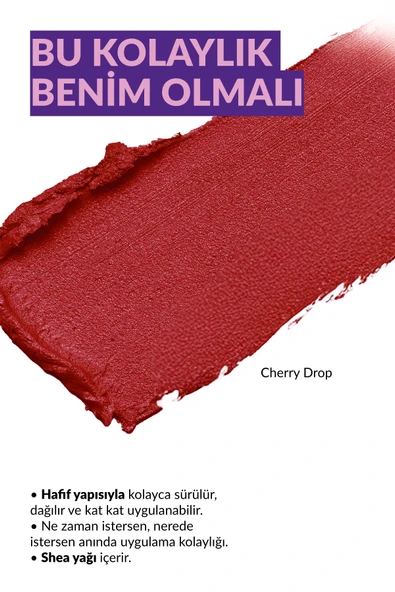 Color Trend Stik Allık - cherry drop - Resim 2