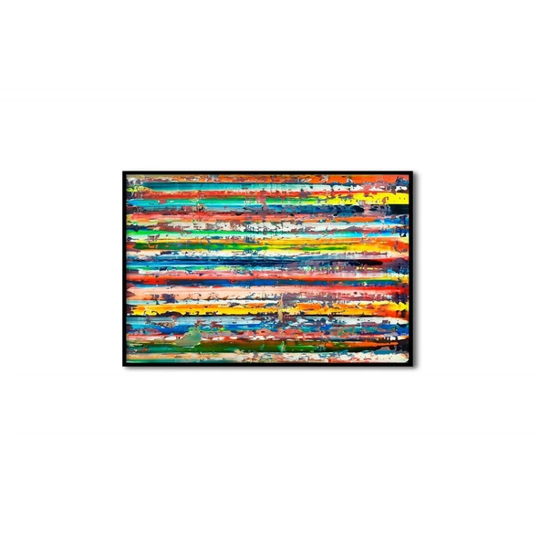 Colors - Yağlı Boya Dokulu Tablo - Resim 2