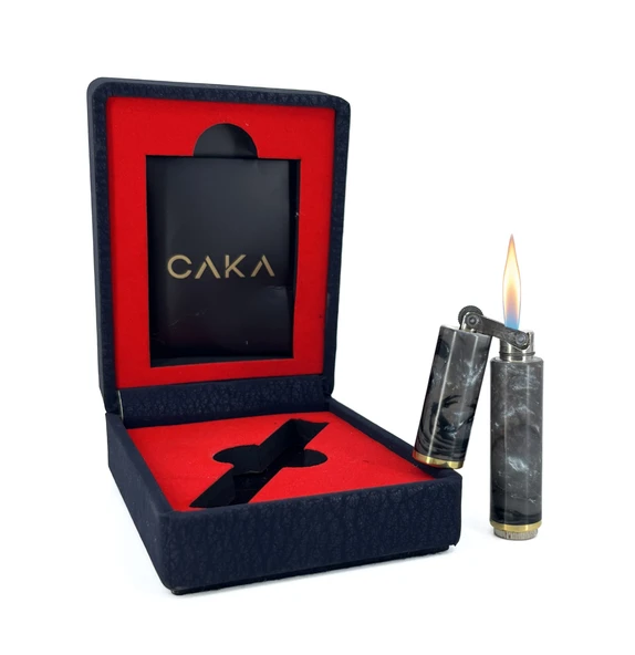Caka Harmony Ortadan Kırılan Benzinli Gemici (Muhtar) Çakmağı - Gri ürün görseli 1