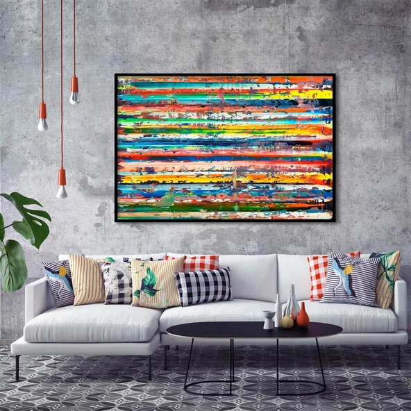 Colors - Yağlı Boya Dokulu Tablo ürün görseli 1