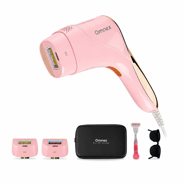 Omnex EliteGlow IPL Lazer Epilasyon Cihazı Buz Başlıklı Akıllı Cilt Sensörlü 10 Kademe Enerji ürün görseli 1
