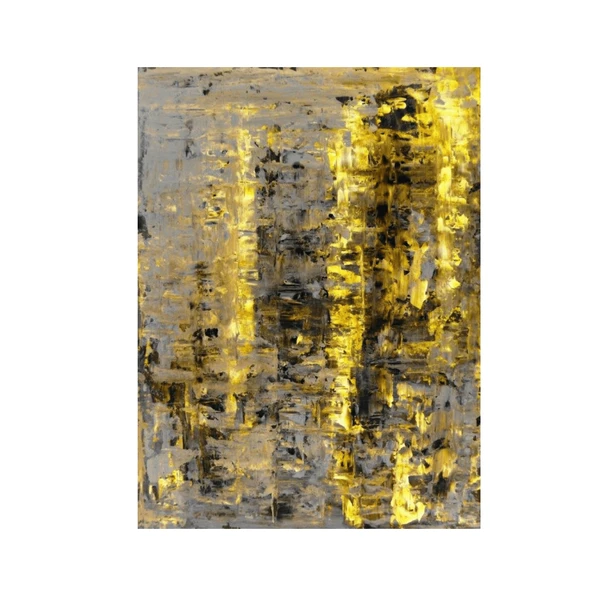 Yellow Light Yağlı Boya Dokulu Tablo ürün görseli 1