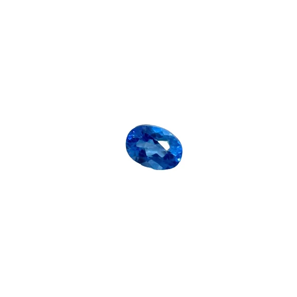 Faset Kesim Doğal Mavi Safir Taşı 1 Karat S041 ürün görseli 1