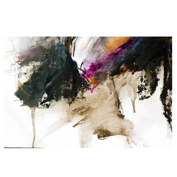 Dirty Paints Yağlı Boya Dokulu Tablo ürün görseli 1