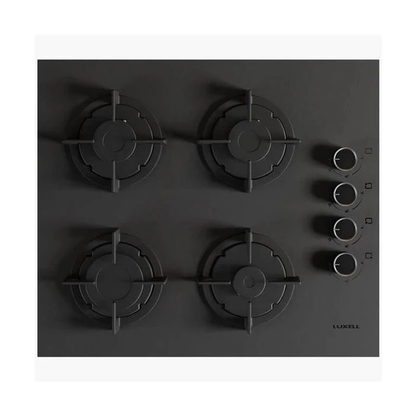 Luxell Prime Glass Siyah Ankastre Set - Resim 3