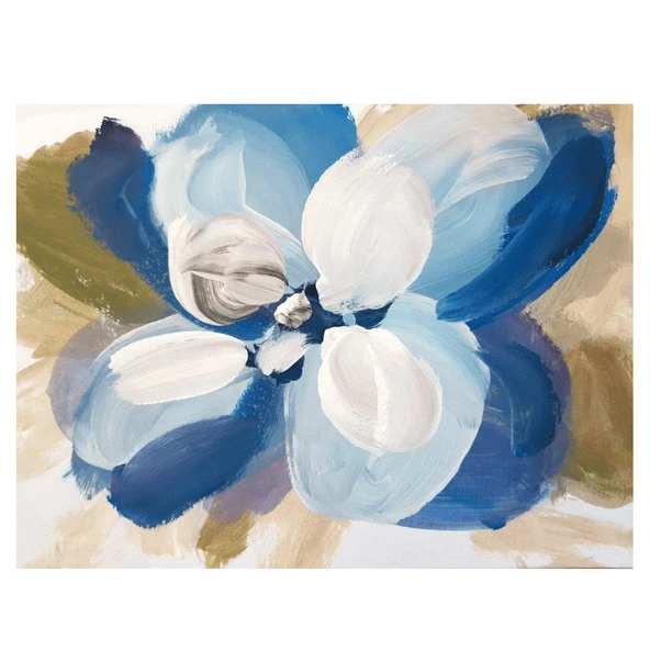 Abstract Soft Flower Yağlı Boya Dokulu Tablo ürün görseli 1