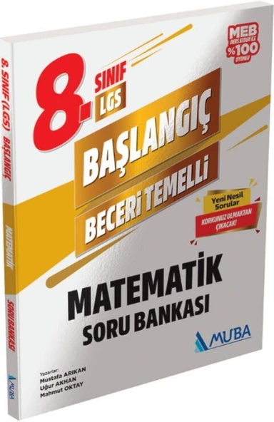 8. Sınıf Başlangıç Matematik Soru Bankası Muba Yayınları ürün görseli 1