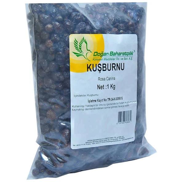Kuşburnu Doğal Tane 1000 Gr Paket - Resim 2