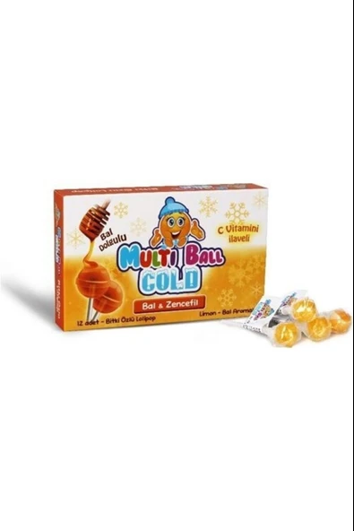 Multiball Cold Bal & Zencefil Lolipop 12 Adet ürün görseli 1