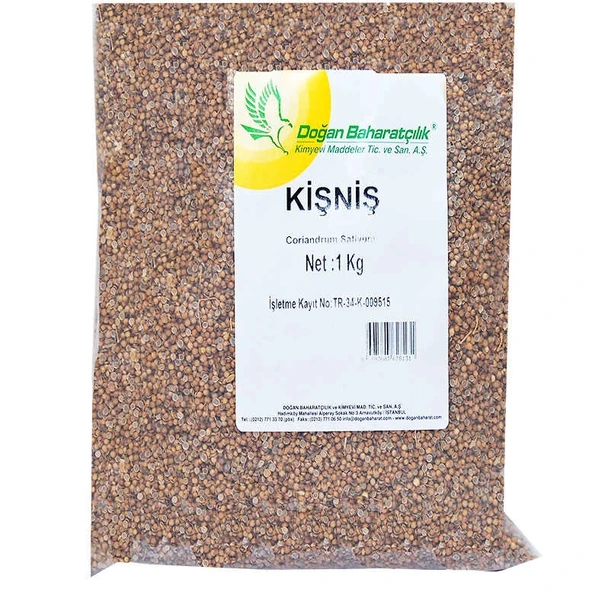 Kişniş Doğal Tane 1000 Gr Paket - Resim 2